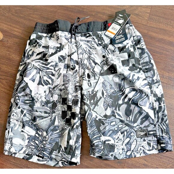 Speedo Men's Printed Bondi Basin 9" Boardshorts Swim shorts 4Way Stretch 2XL - Picture 4 of 7